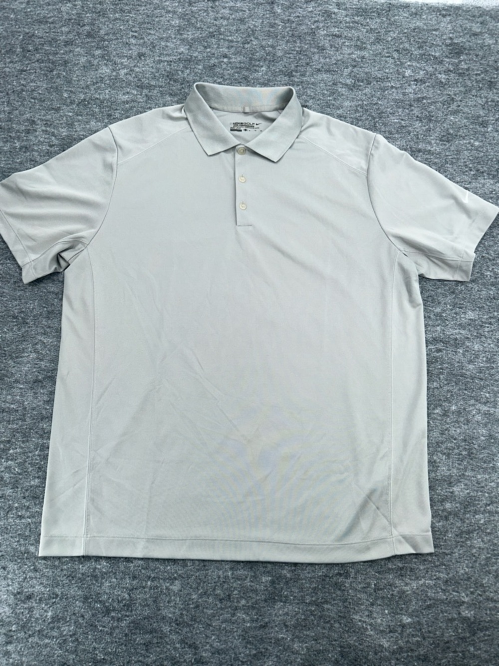 Nike Golf Men’s Tour Performance Dri-FIT Polo Shirt Gray XL Short Sleeve